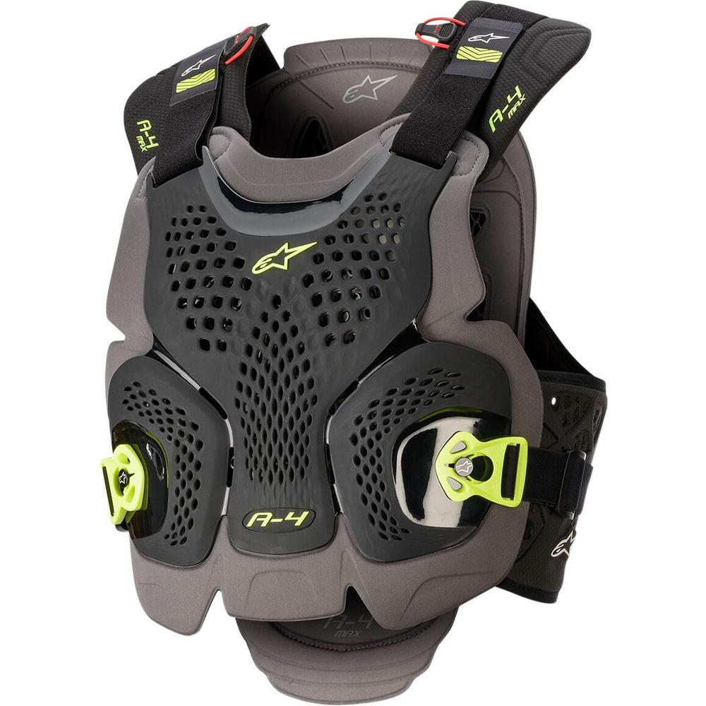 Alpinestars A-4 Max Chest Guard Black / Fluo Yellow