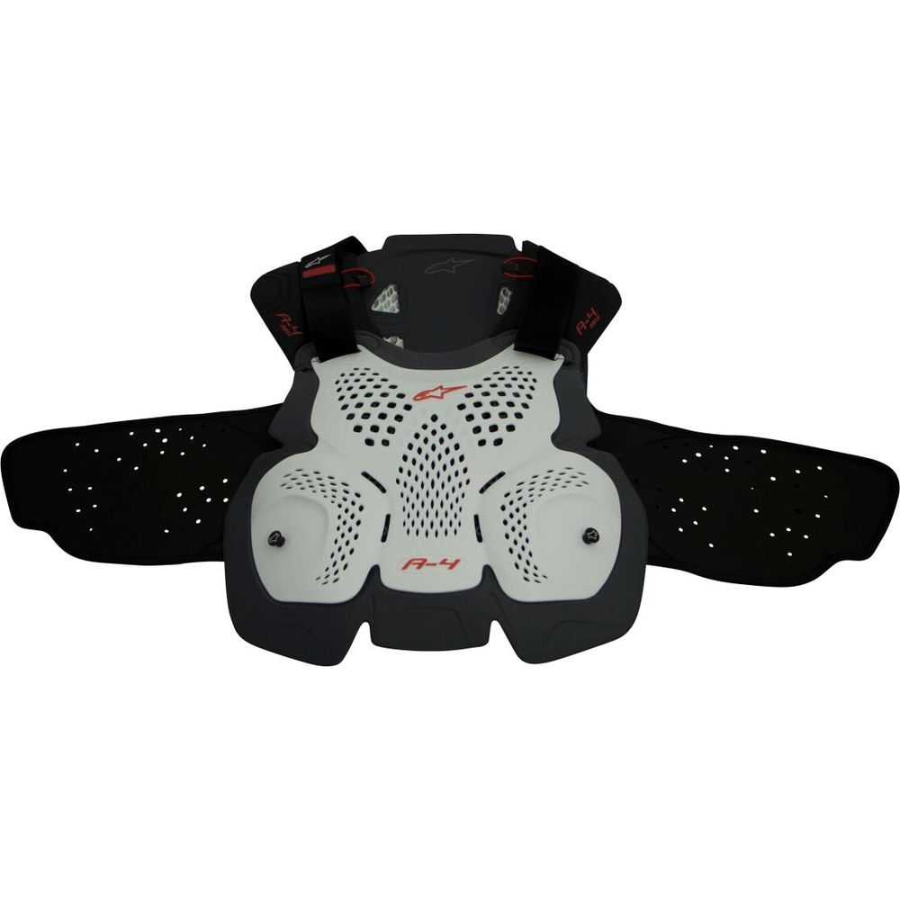 Alpinestars A-4 Max Chest Guard White / Anthracite / Red