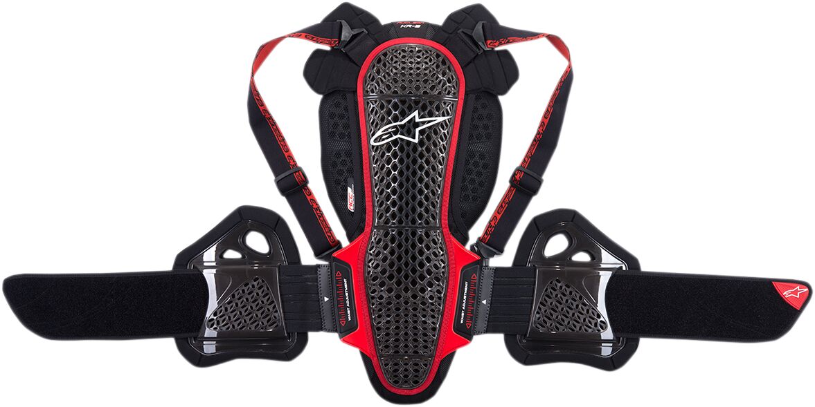 Alpinestars Nucleon KR-3 Back Protector Black / Red FREE 1 Year Return, FREE UK Shipping | ThrottleChimp