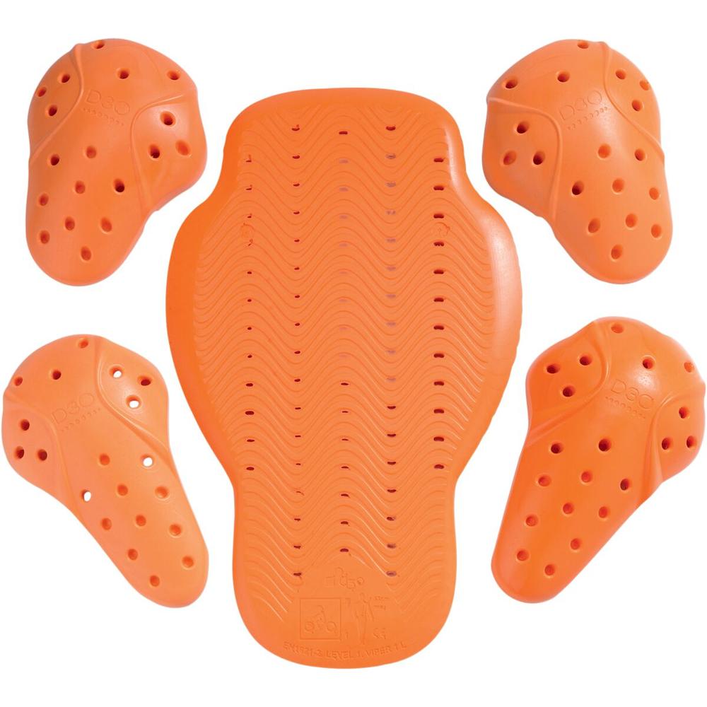 Icon D3O Viper 1 Back Impact Protector Orange FREE 1 YEAR Returns, FREE UK Delivery | ThrottleChimp