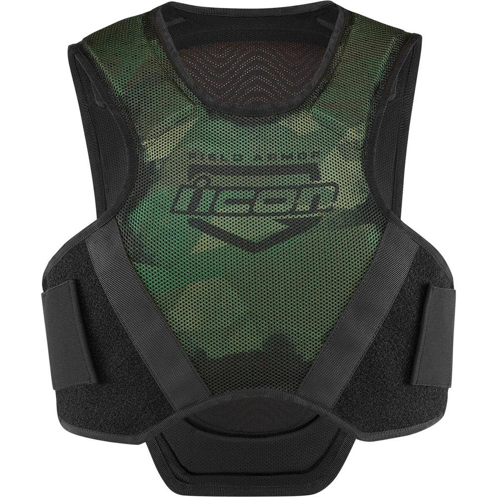 Icon Field Armor Softcore Vest Black / Camo Green