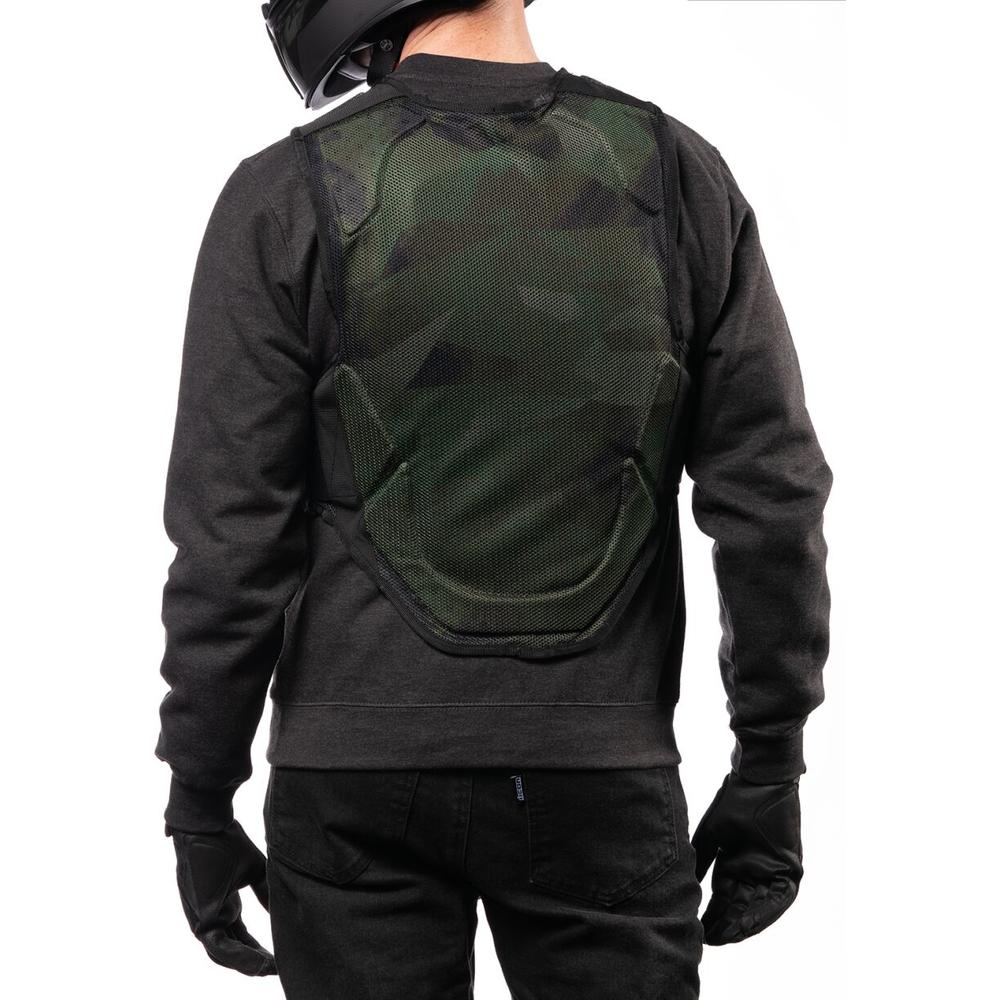 Icon Field Armor Softcore Vest Black / Camo Green FREE 1 YEAR Returns, FREE UK Delivery | ThrottleChimp