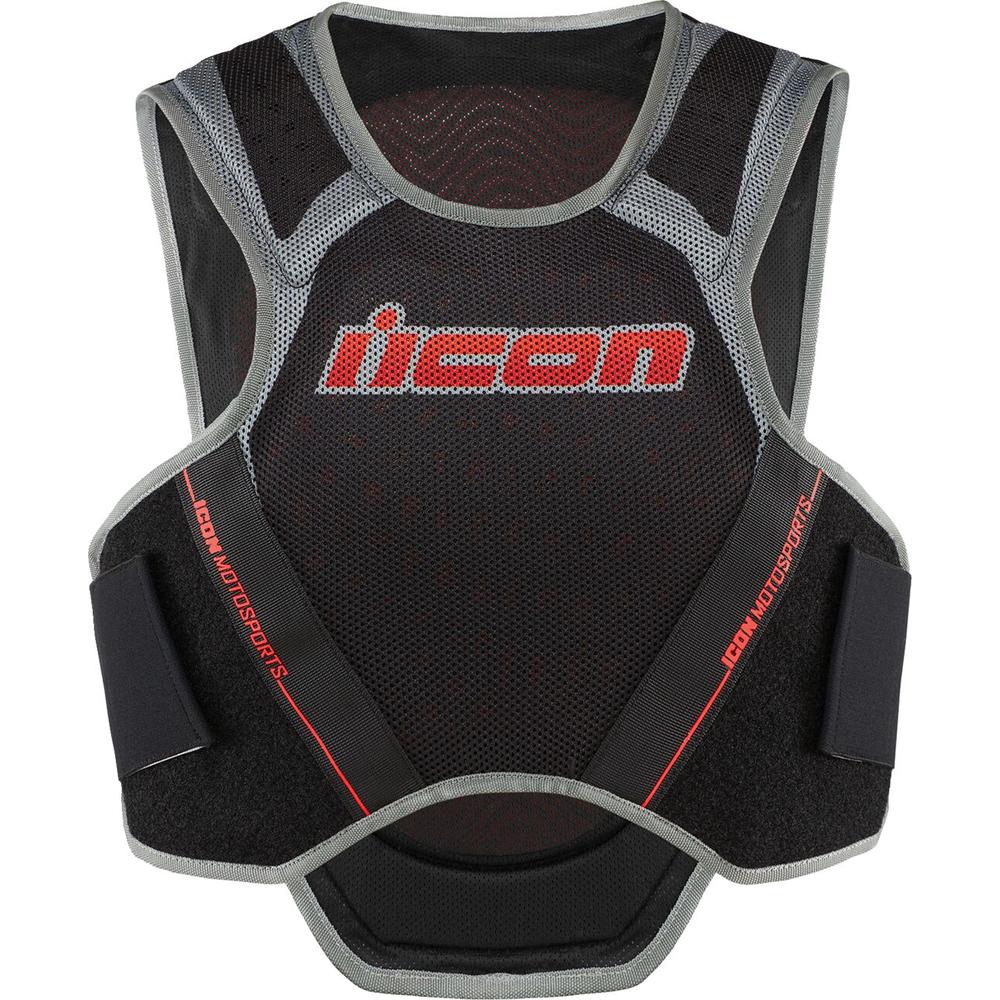 Icon Field Armor Softcore Vest Black / Grey / Red