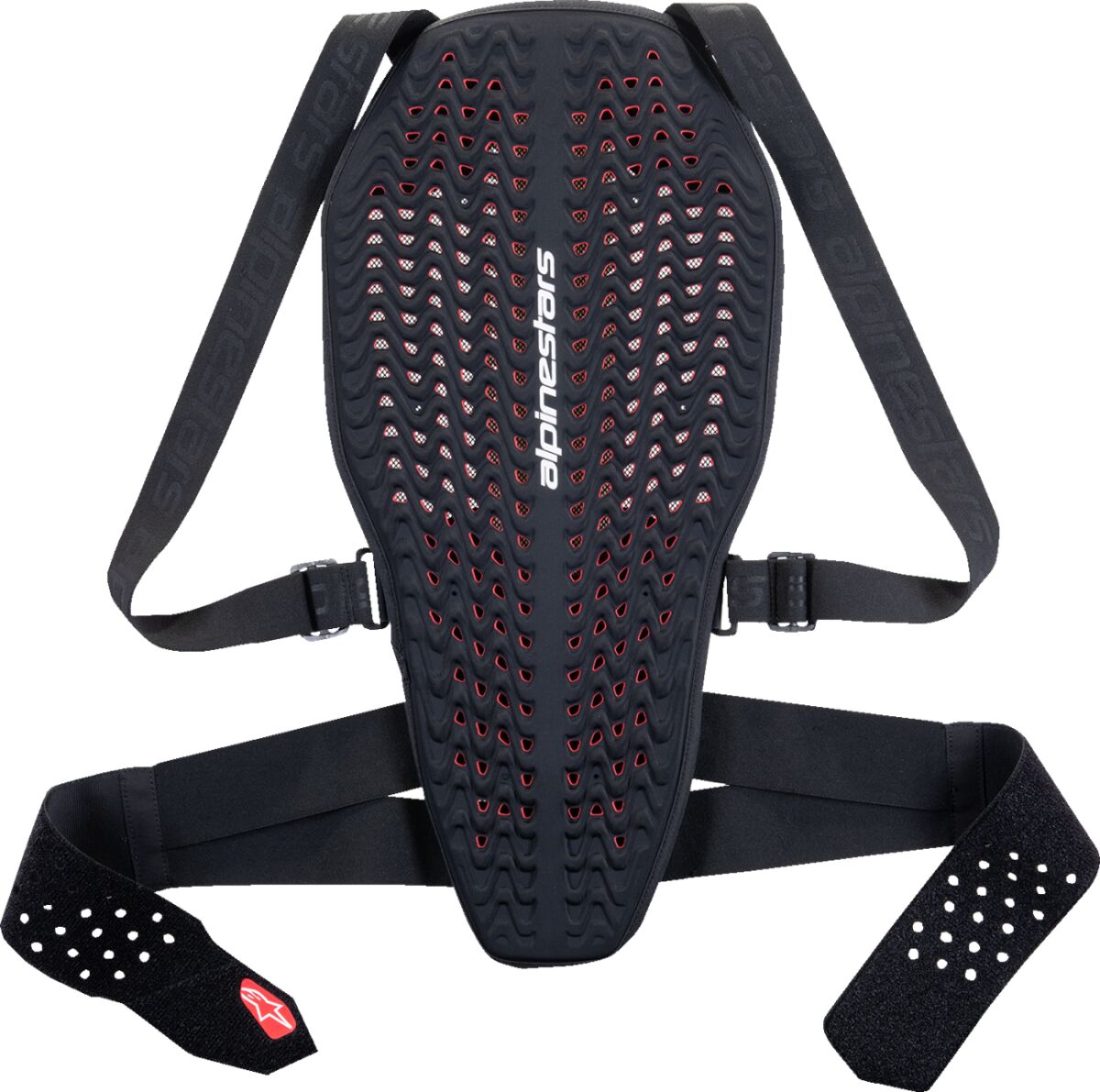 Alpinestars Nucleon Plasma Back Protector Black / Red / White FREE 1 Year Return, FREE UK Shipping | ThrottleChimp