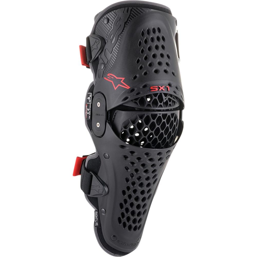 Alpinestars SX-1 V2 Knee Protectors Black / Red