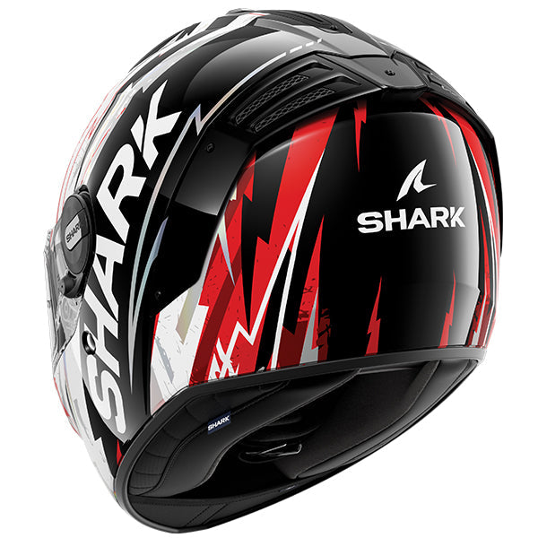 Shark Spartan RS Full Face Helmet Hibolt Black / Red / White FREE 1 YEAR Returns, FREE UK Delivery | ThrottleChimp