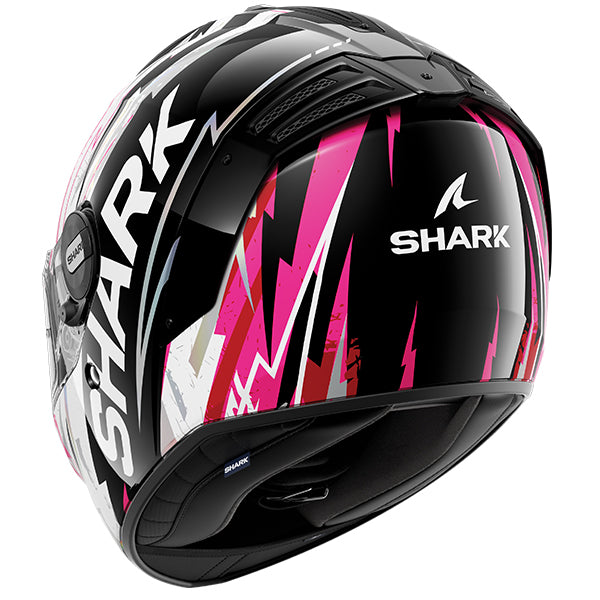 Shark Spartan RS Full Face Helmet Hibolt Black / Violet / White FREE 1 YEAR Returns, FREE UK Delivery | ThrottleChimp