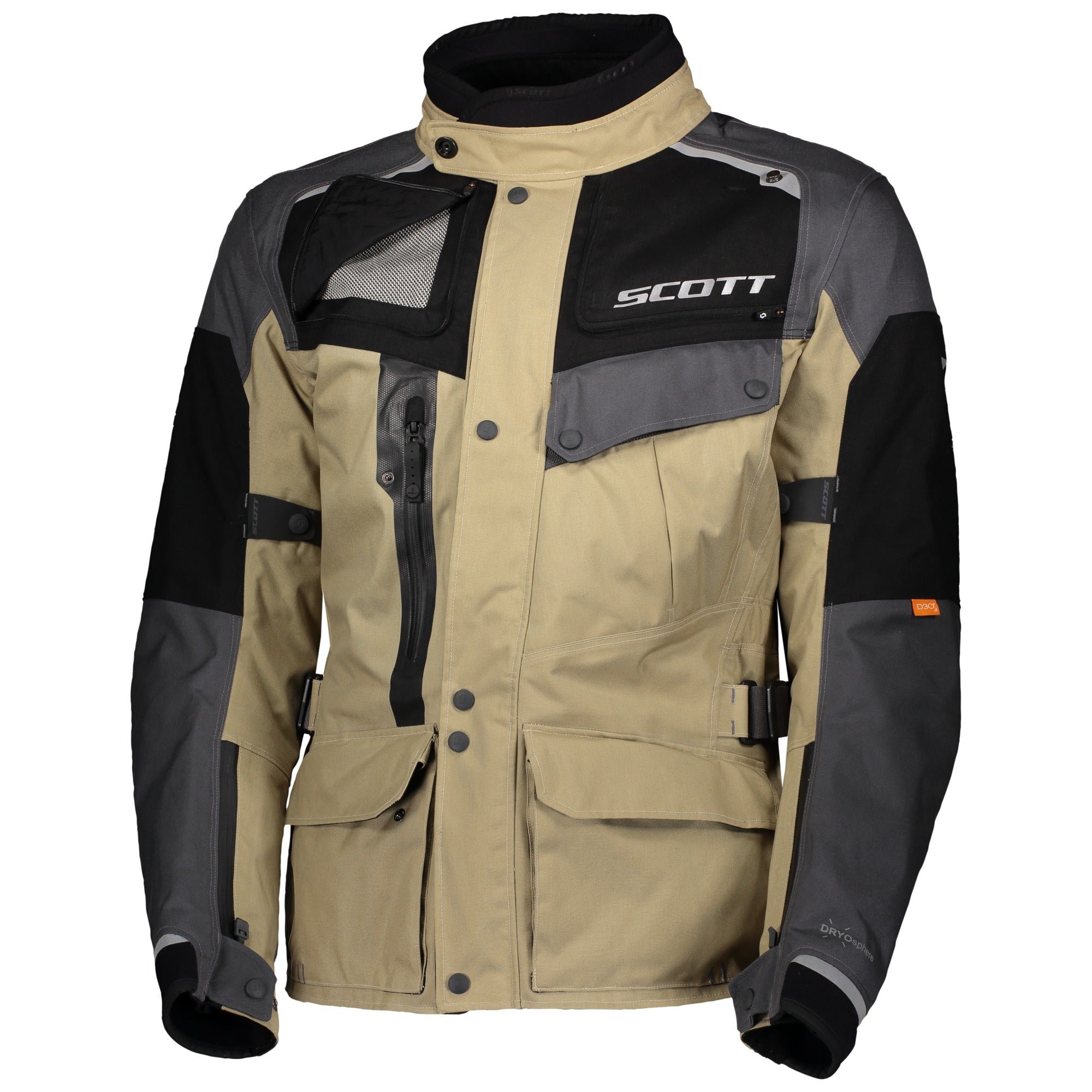 Scott Voyager Dryo Textile Jacket Iron Grey / Beige