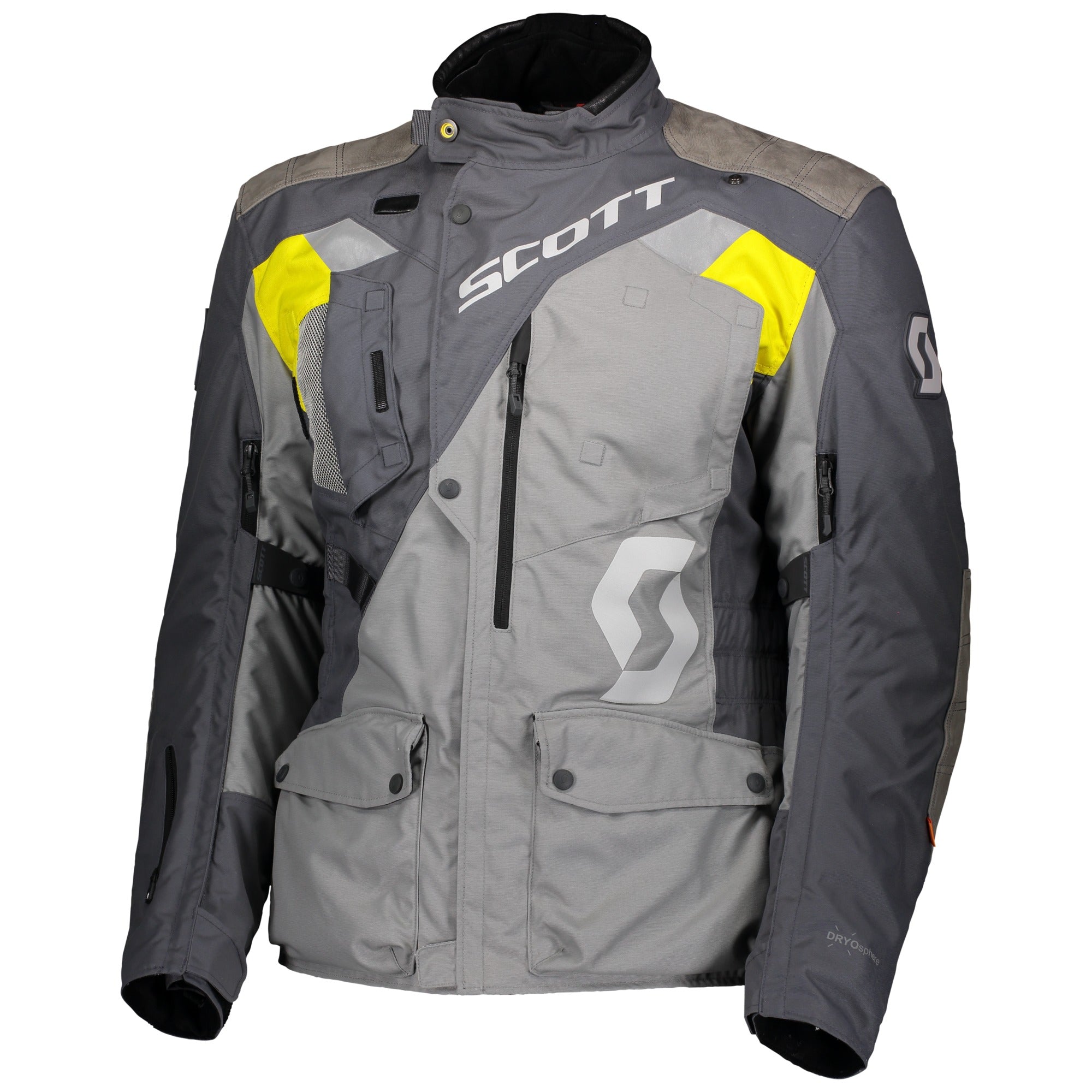 Scott Dualraid Dryo Textile Jacket Grey / Yellow