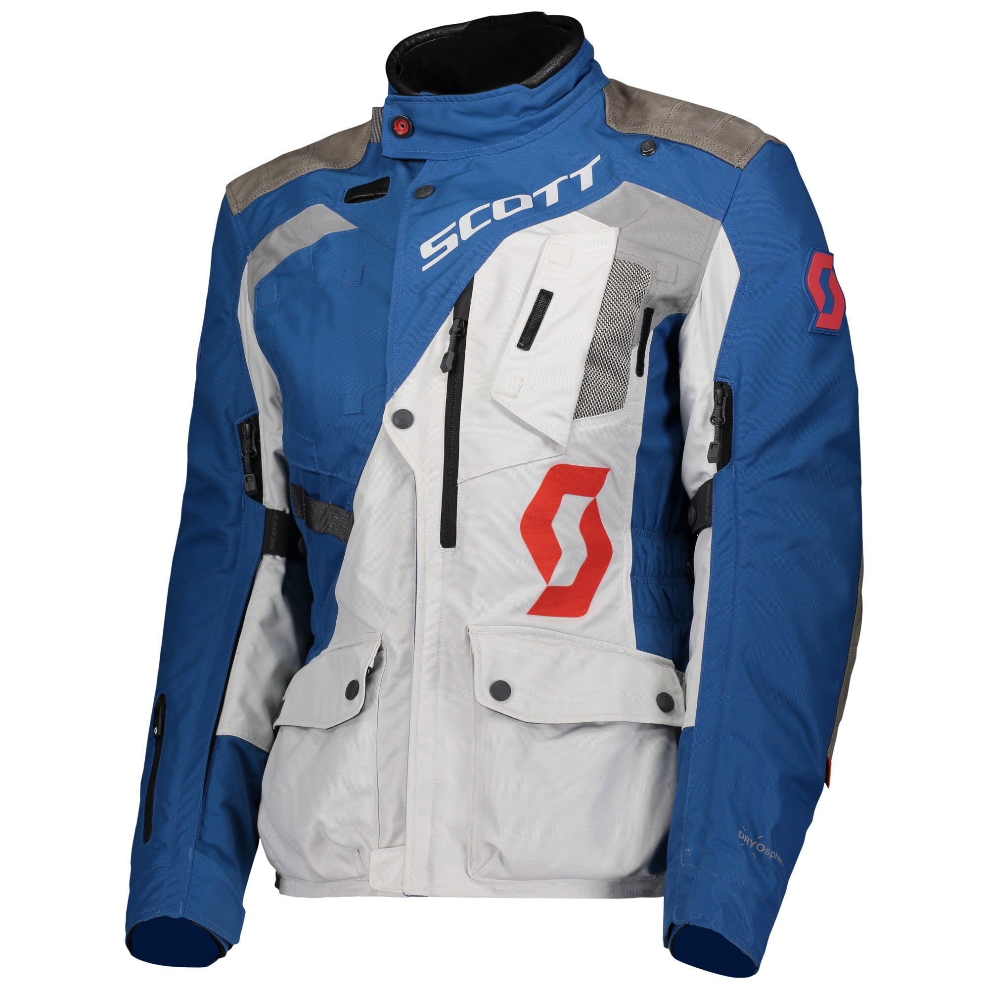 Scott Dualraid Dryo Ladies Textile Jacket Sapphire Blue / Lunar Grey