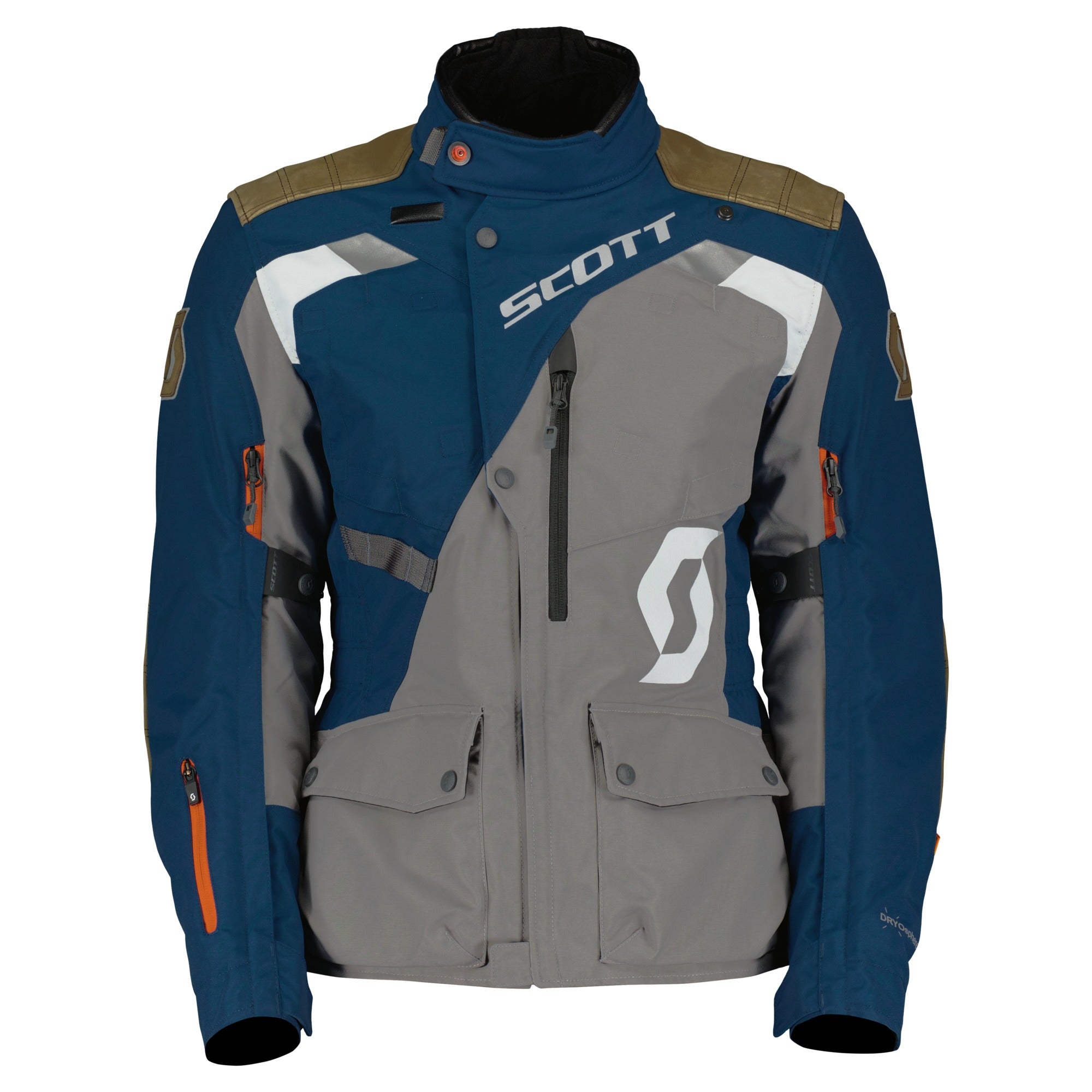 Scott Dualraid Dryo Ladies Textile Jacket Blue / Titanium Grey