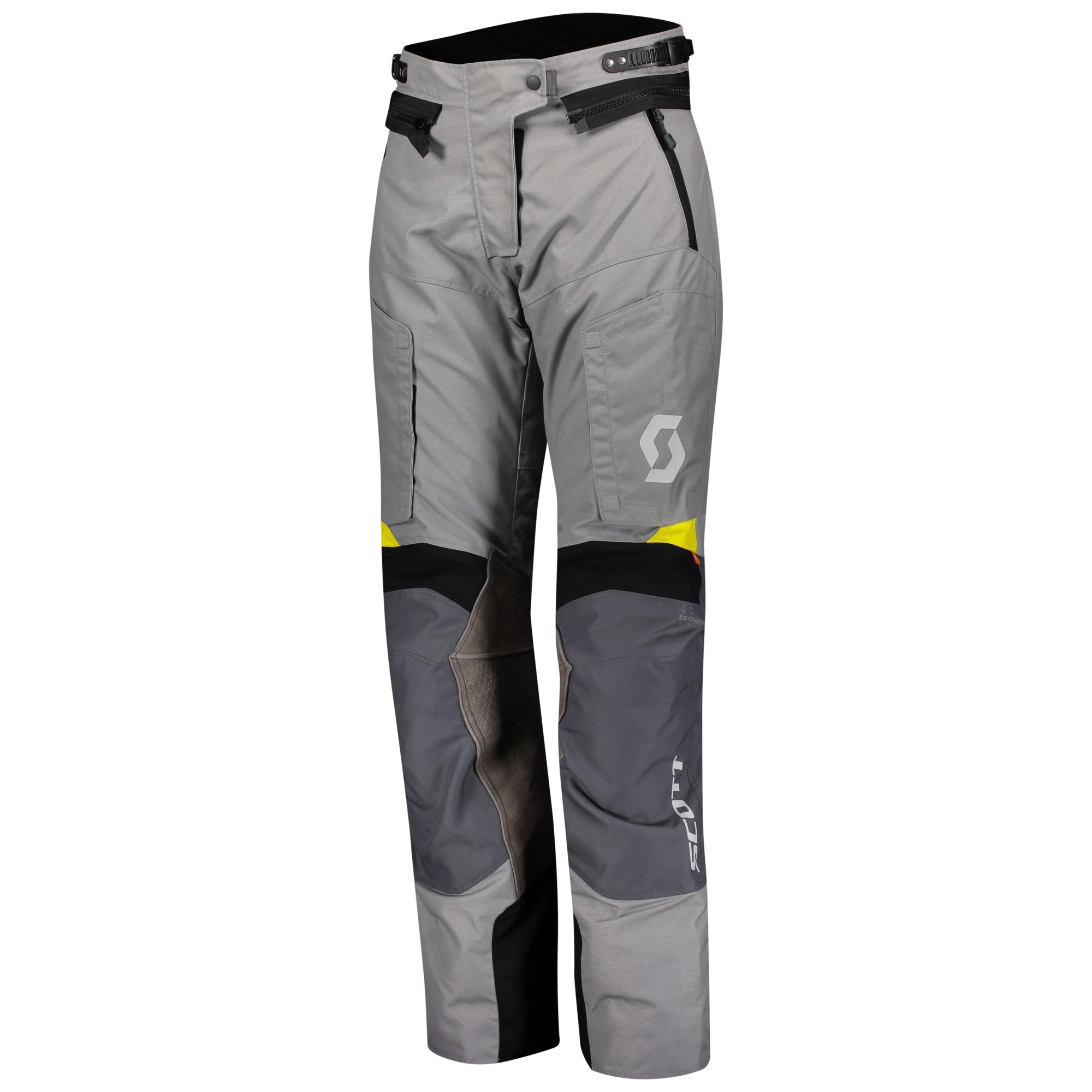 Scott Dualraid Dryo Ladies Textile Trouser Grey / Yellow