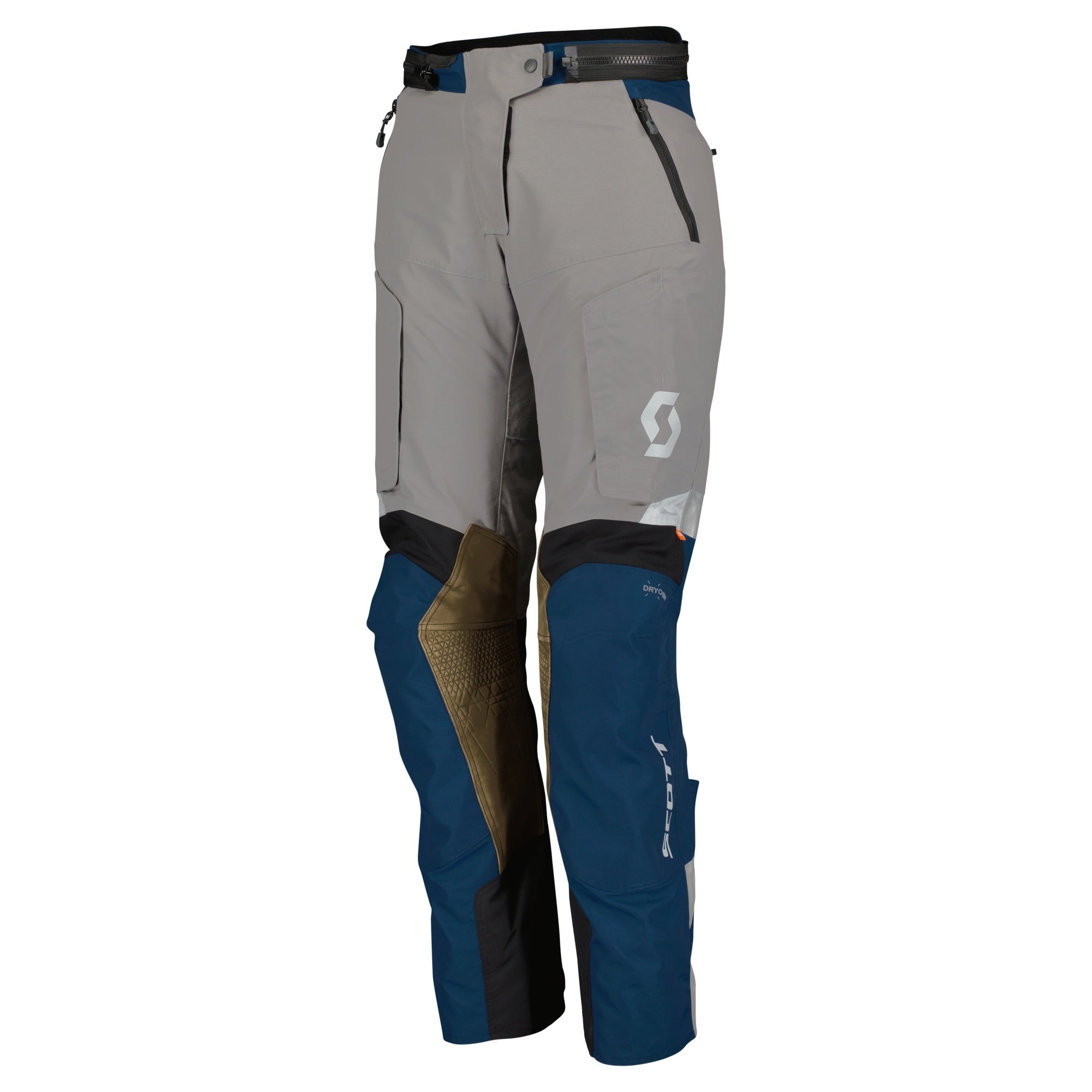 Scott Dualraid Dryo Ladies Textile Trouser Blue / Titanium Grey FREE 1 YEAR Returns, FREE UK Delivery | ThrottleChimp