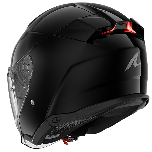 Shark Skwal i3 Jet Open Face Helmet Blank Black FREE 1 YEAR Returns, FREE UK Delivery | ThrottleChimp