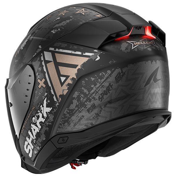 Shark Skwal i3 Jet Open Face Helmet Hellcat Matt Black / Anthracite FREE 1 YEAR Returns, FREE UK Delivery | ThrottleChimp