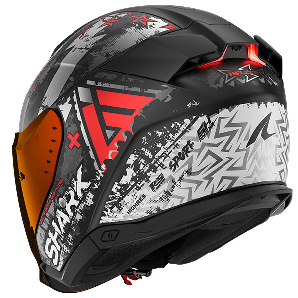 Shark Skwal i3 Jet Open Face Helmet Hellcat Black / Anthracite / Red FREE 1 YEAR Returns, FREE UK Delivery | ThrottleChimp