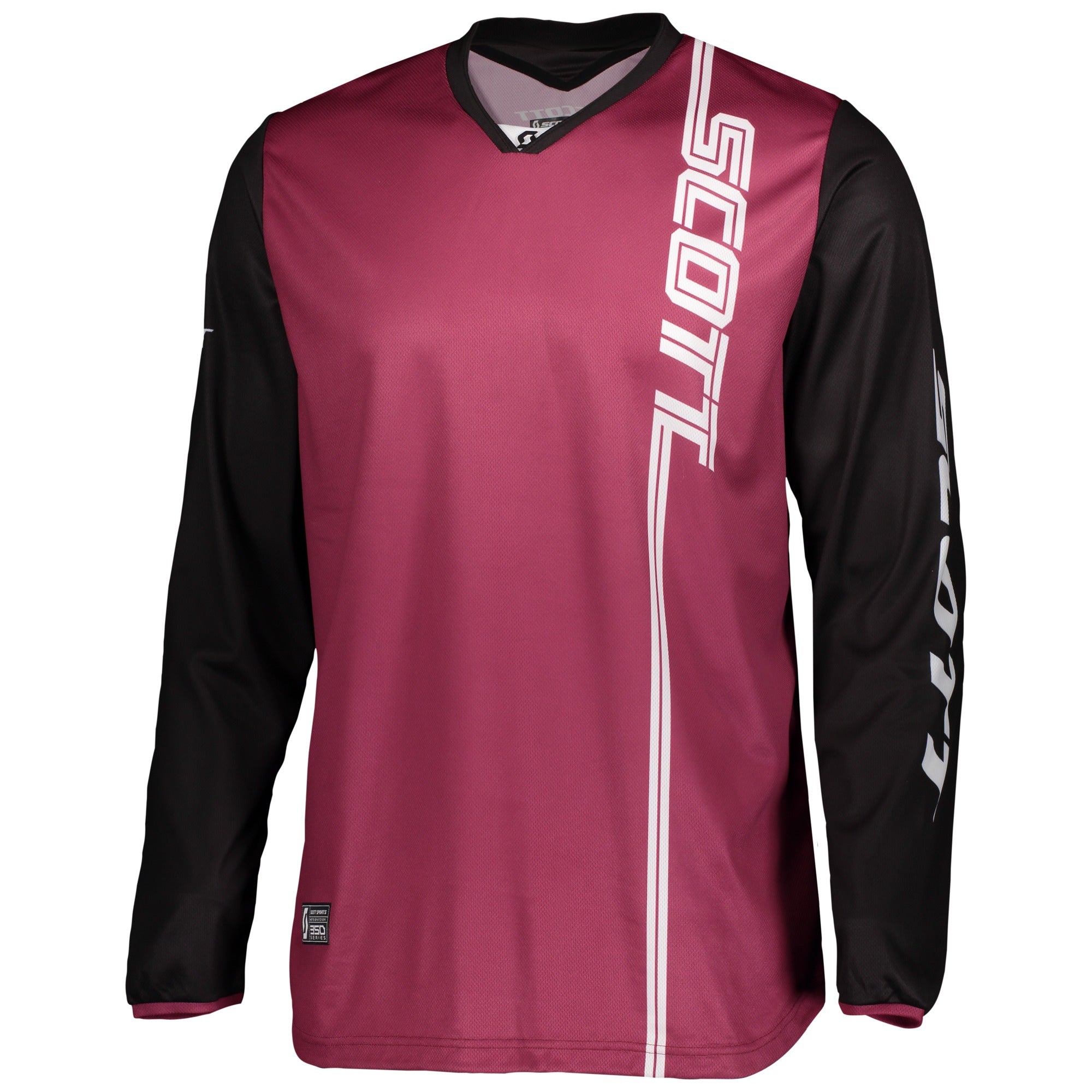 Scott 350 Swap Jersey Black / Maroon