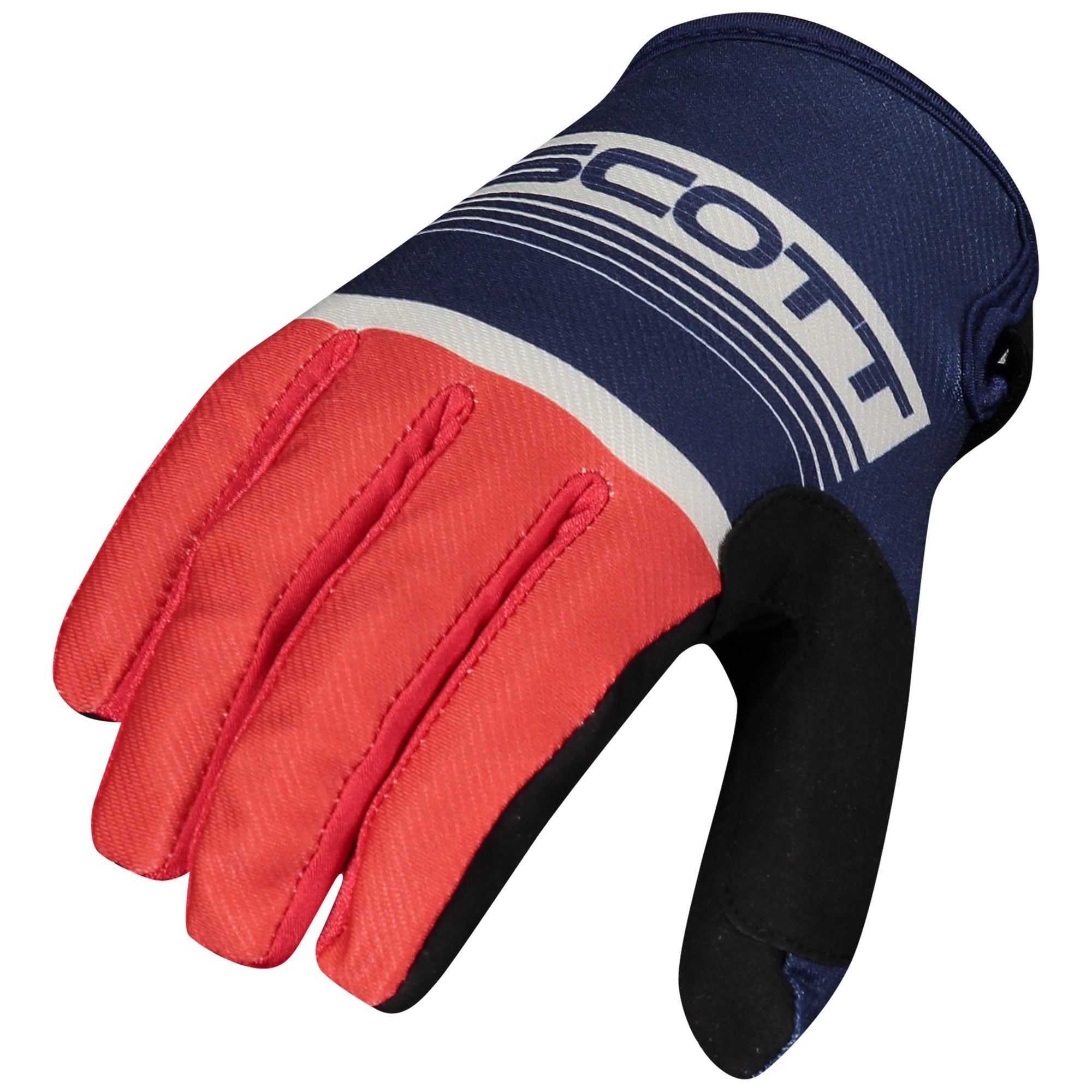 Scott 350 Race Textile Gloves Blue / Red