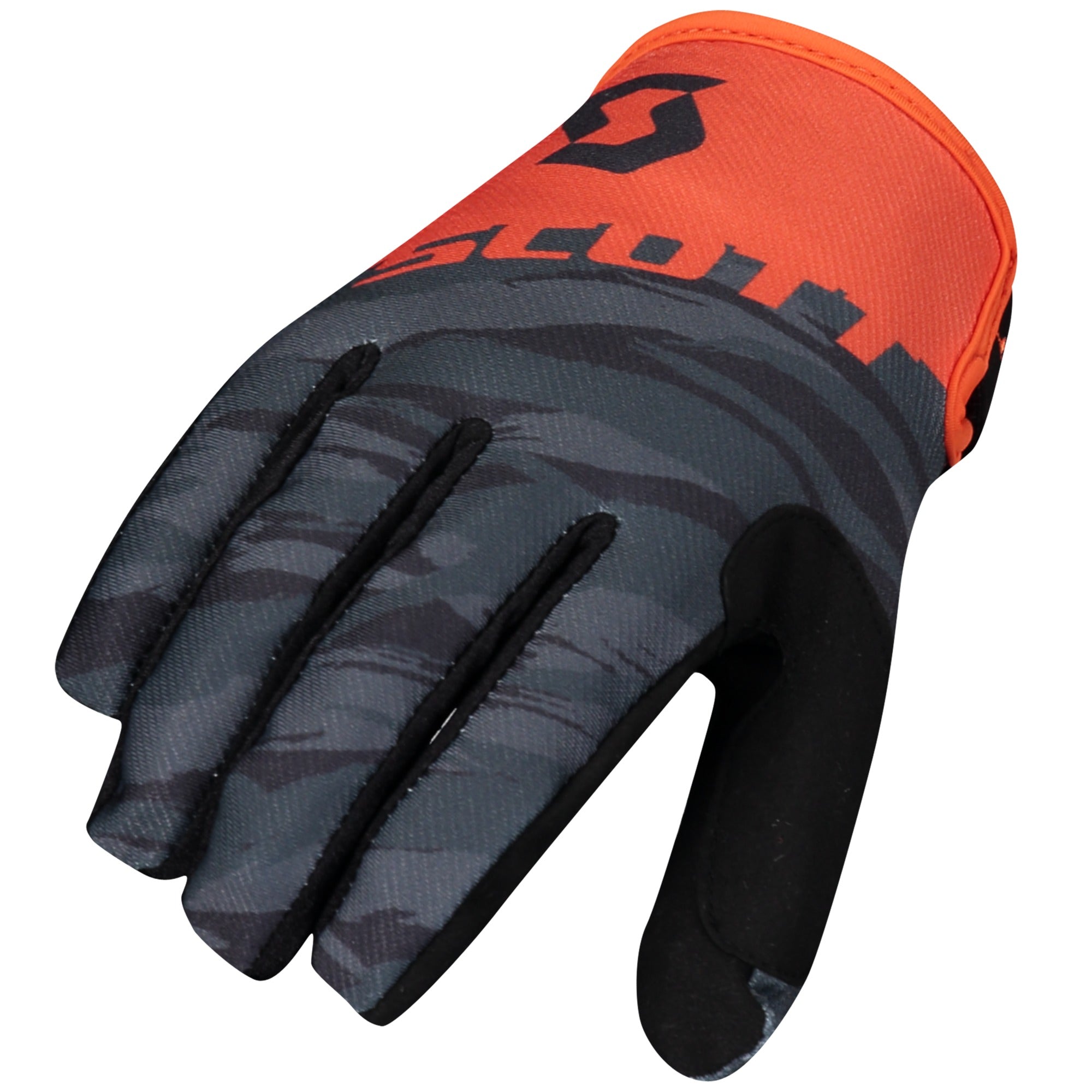 Scott 350 Dirt Textile Gloves Black / Orange