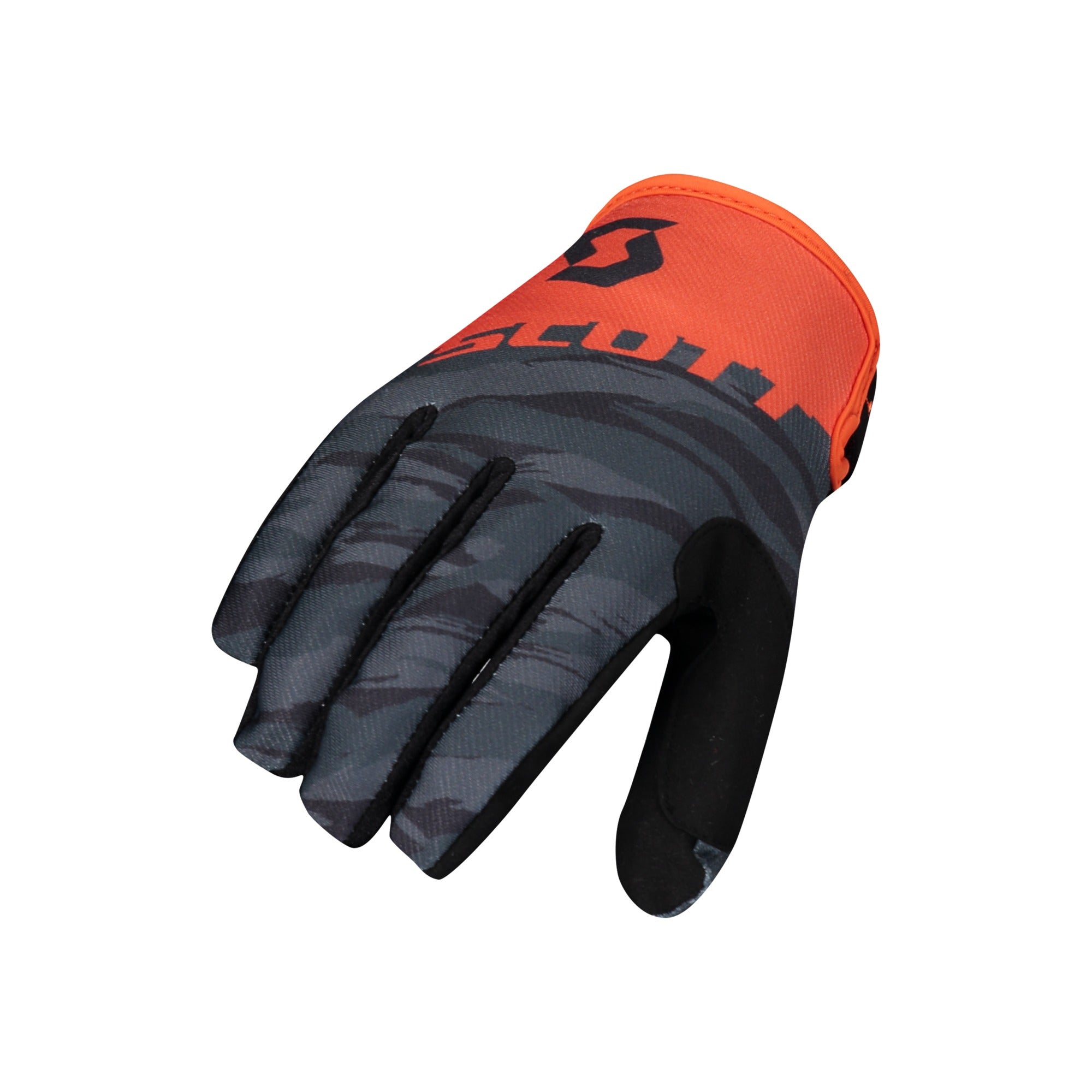 Scott 350 Dirt Kids Textile Gloves Black / Orange