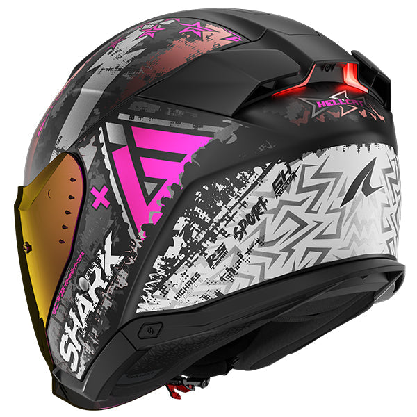 Shark Skwal i3 Jet Open Face Helmet Hellcat Black / Anthracite / Violet FREE 1 YEAR Returns, FREE UK Delivery | ThrottleChimp