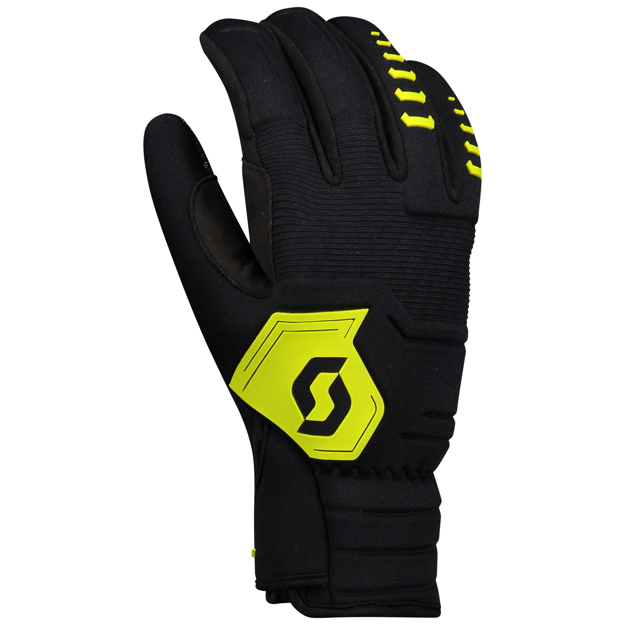 Scott Ridgeline Textile Gloves Black / Lime Green