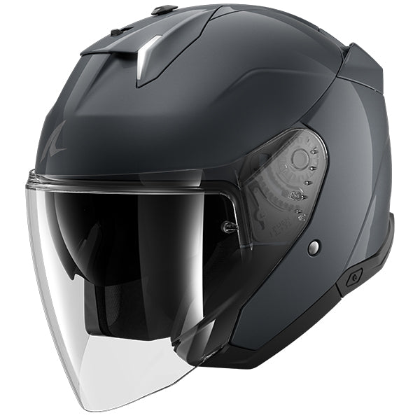 Shark Skwal i3 Jet Open Face Helmet Blank Anthracite