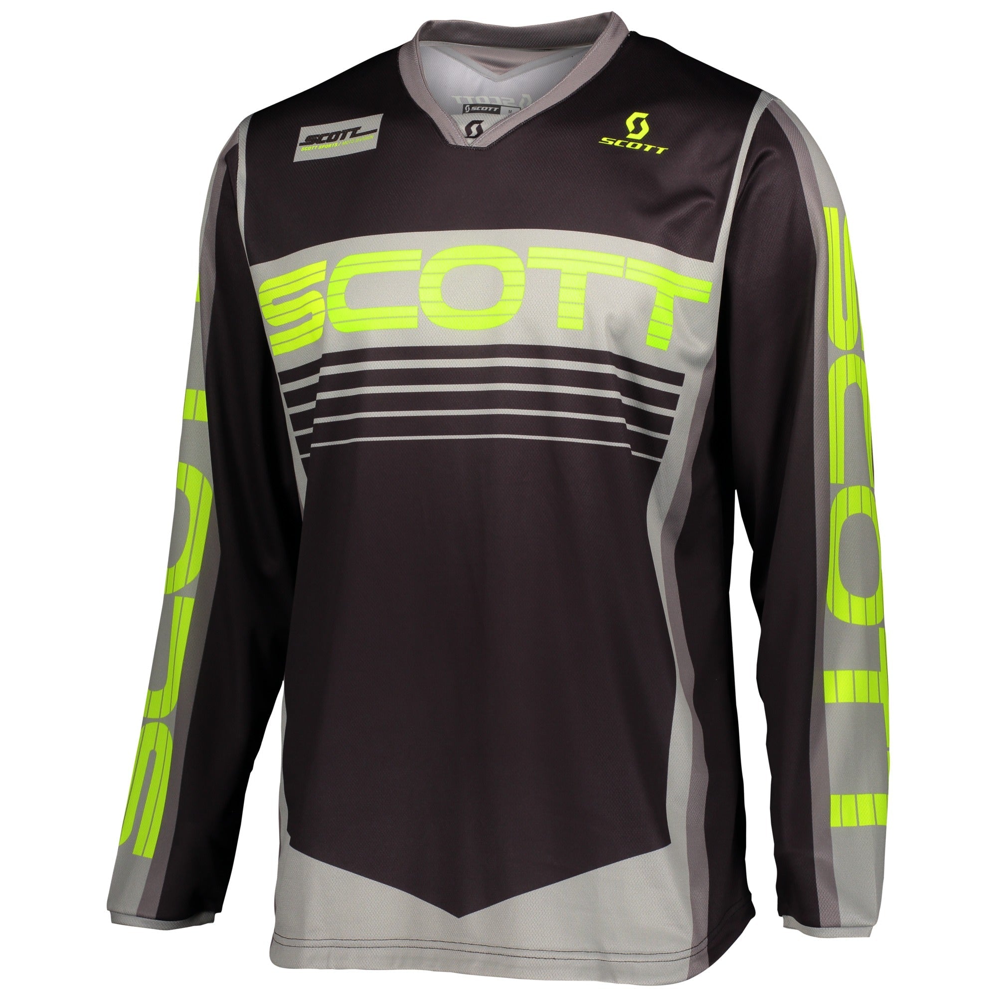 Scott 350 Race Jersey Grey / Yellow