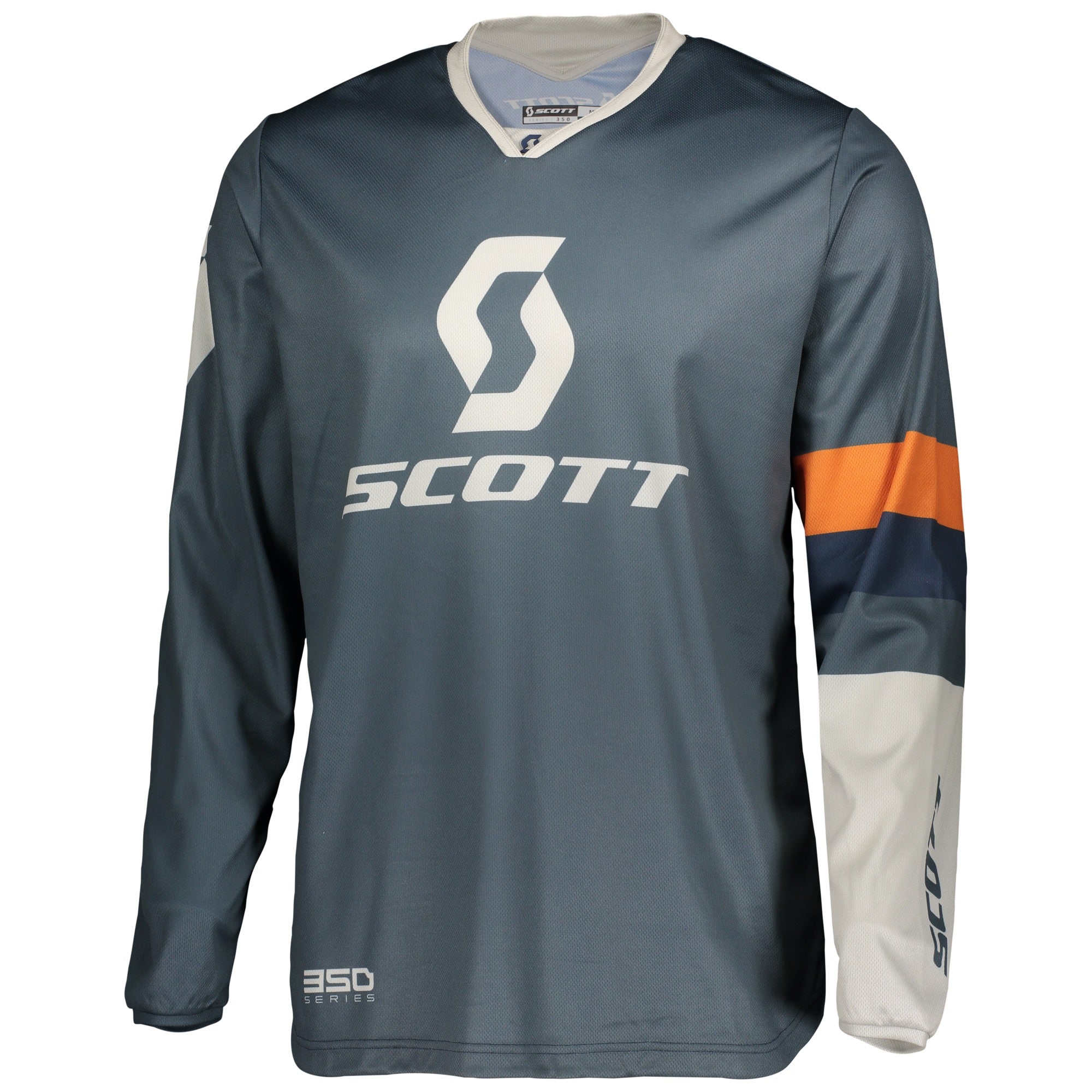 Scott 350 Track Jersey Blue / Orange / Grey