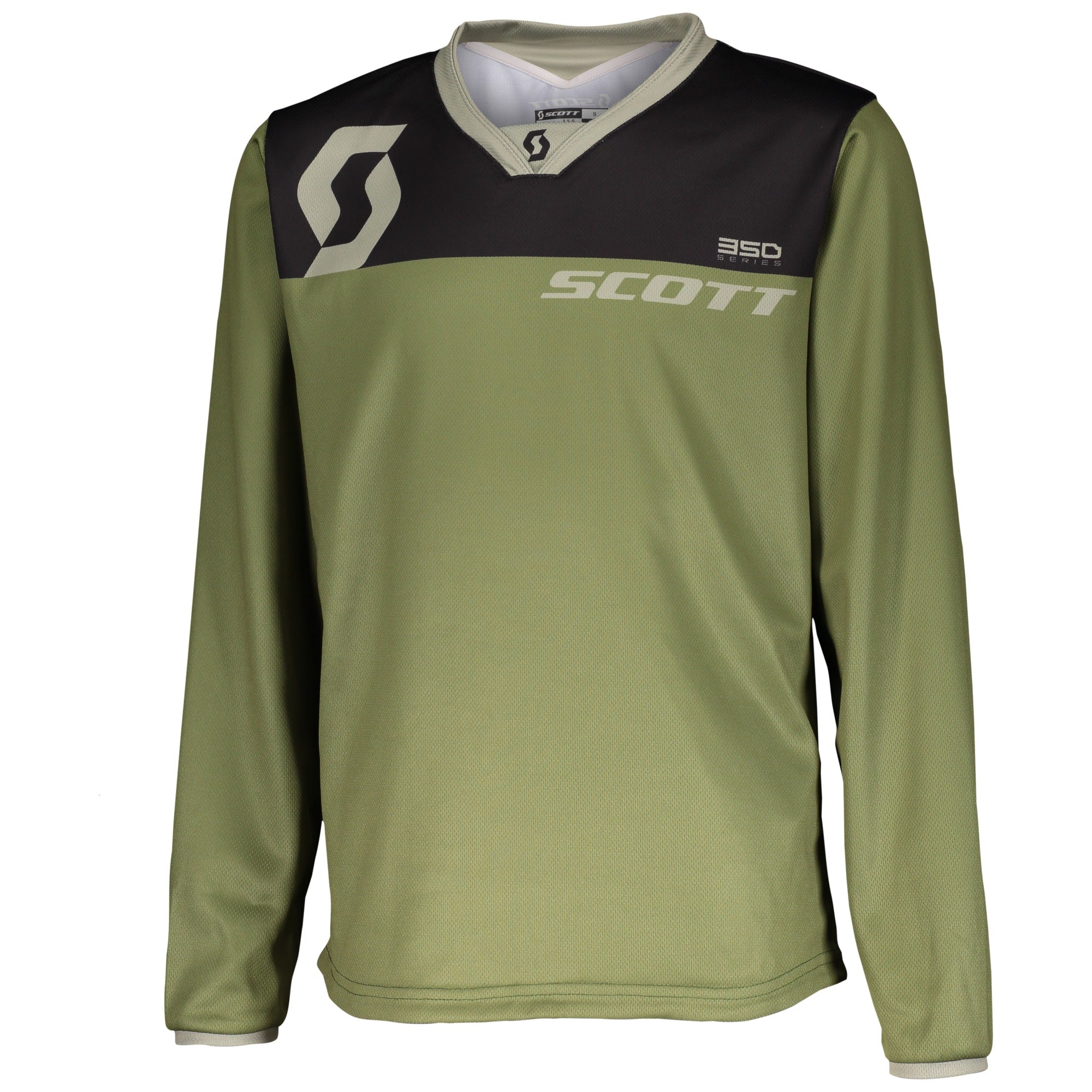 Scott 350 Dirt Kids Jersey Green Tan