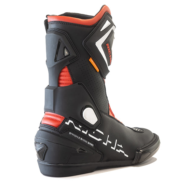 Richa Stradale Boots Black / Red FREE 1 YEAR Returns, FREE UK Delivery | ThrottleChimp