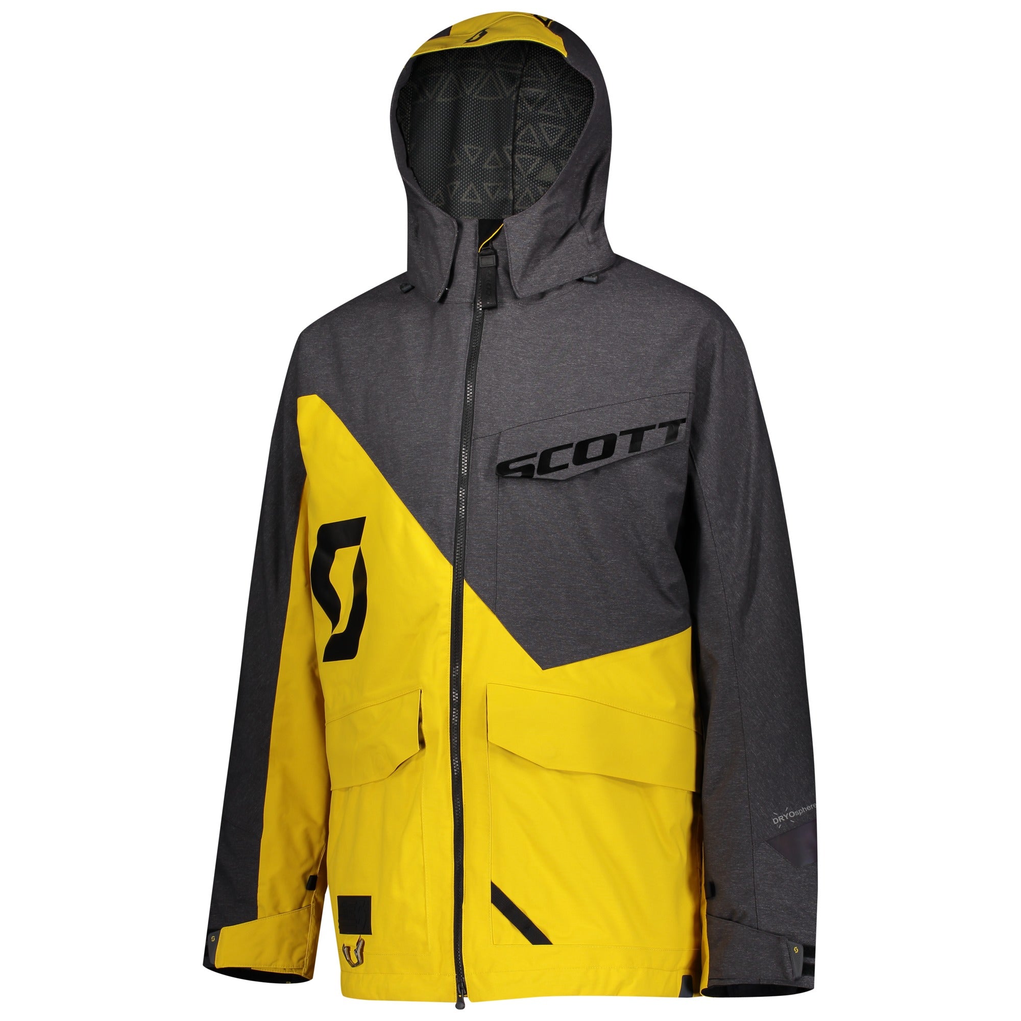 Scott XT Shell Dryo Textile Jacket Corn Yellow / Melange Grey