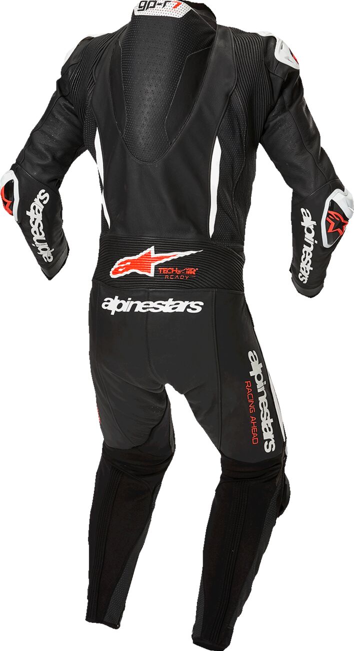 Alpinestars GP-R7 One Piece Leather Suit Black / Red / White FREE 1 Year Return, FREE UK Shipping | ThrottleChimp