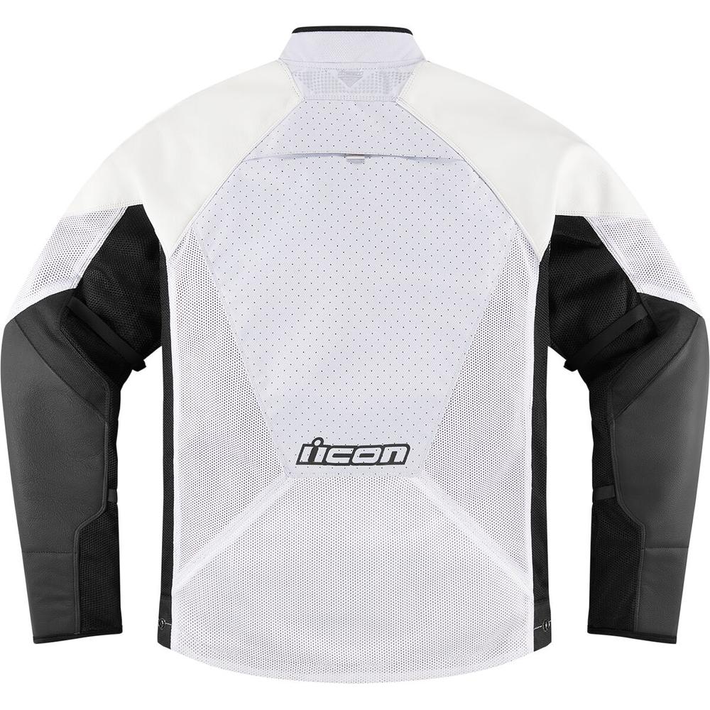 Icon Mesh AF CE Leather Jacket White