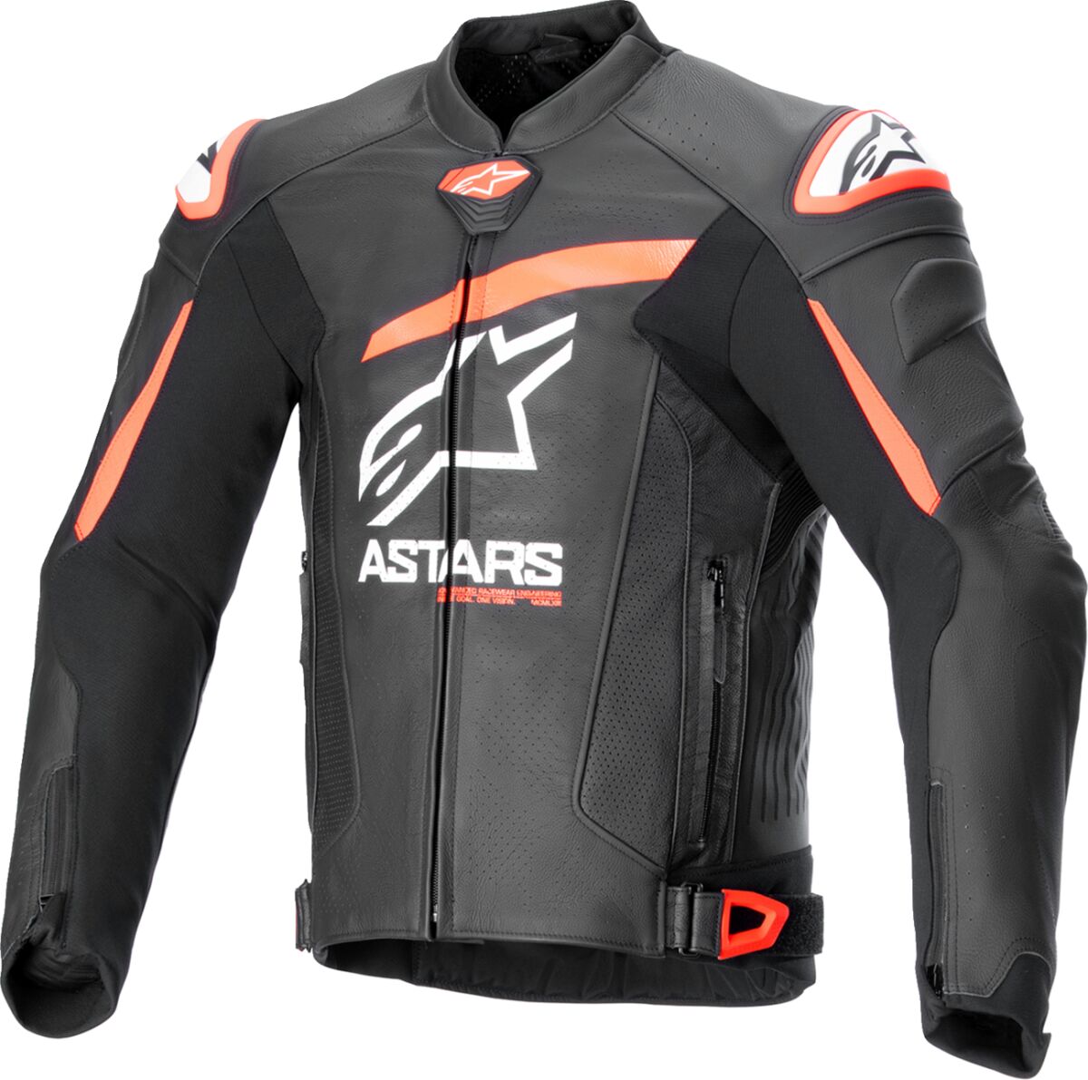 Alpinestars GP Plus R V4 Airflow Leather Jacket Black / Red / White FREE 1 Year Return, FREE UK Shipping | ThrottleChimp