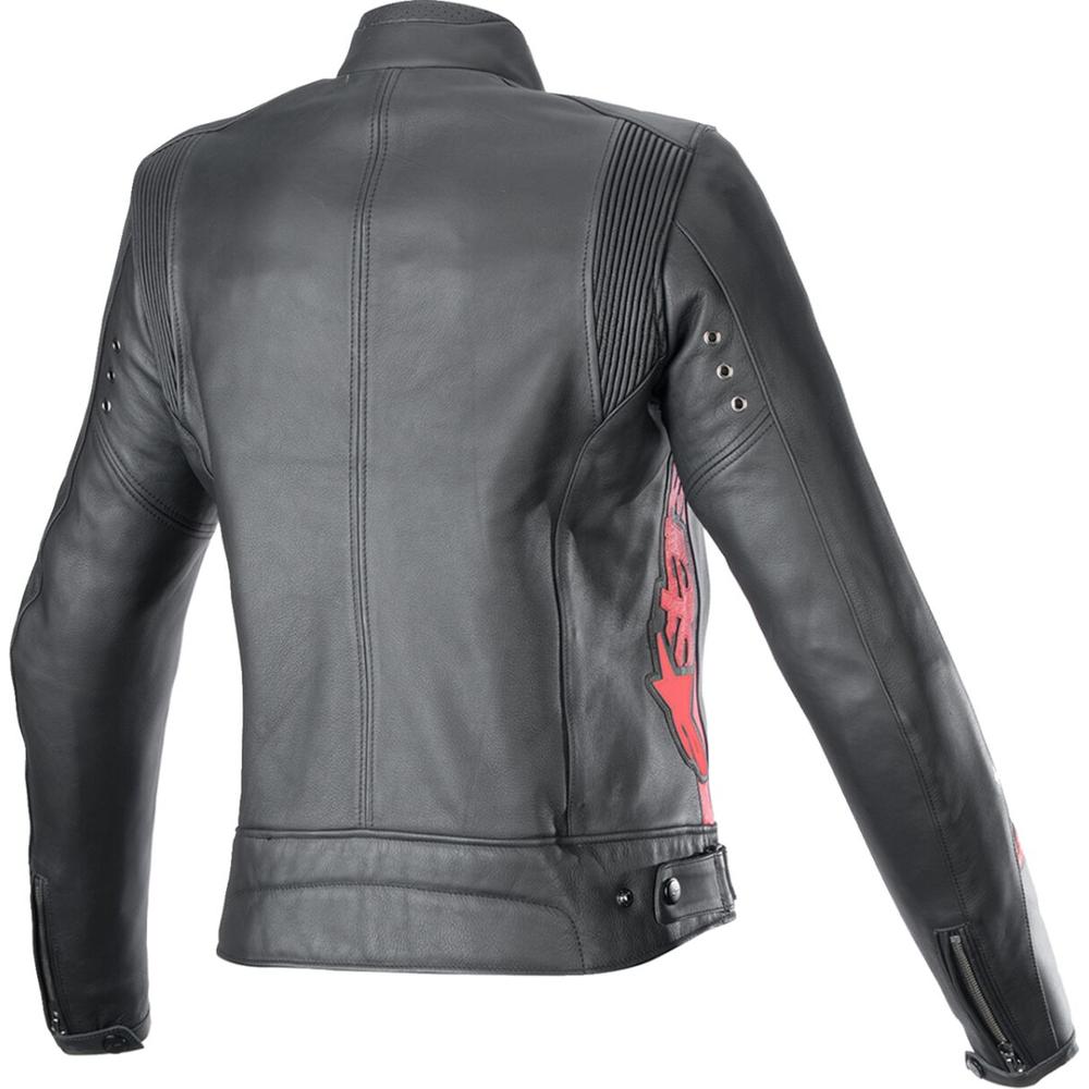 Alpinestars Stella Dyno Ladies Leather Jacket Black / Red