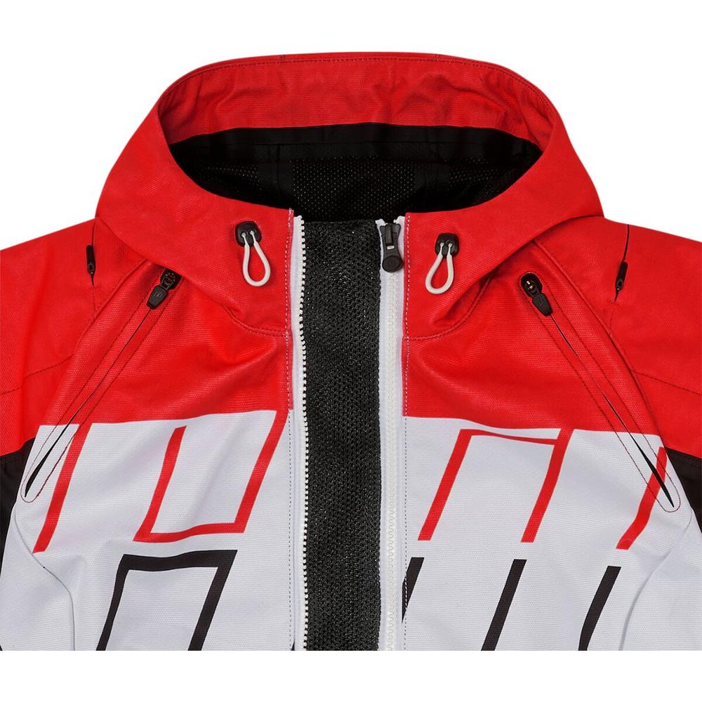 Icon Airform Retro Textile Jacket Red / White