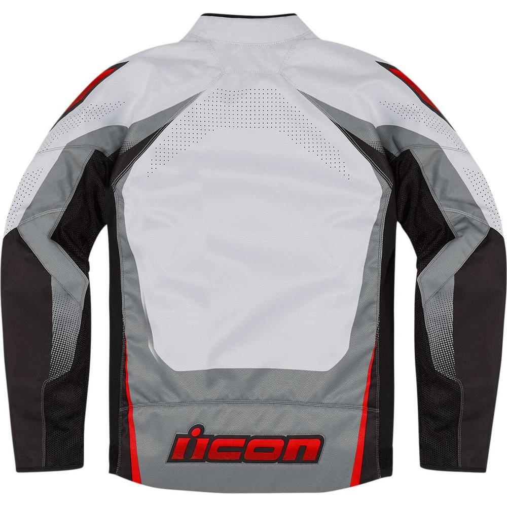 Icon Hooligan Ultrabolt Textile Jacket Red / Black / White