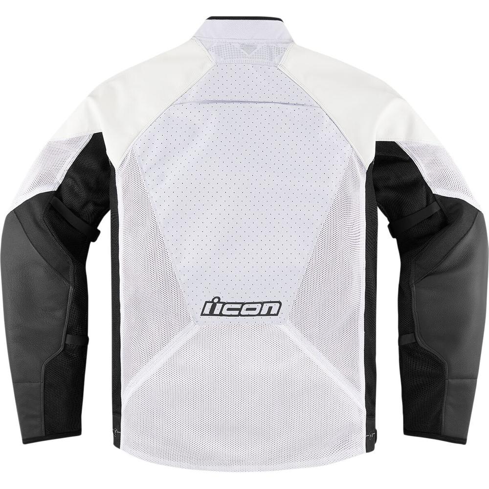 Icon Hooligan CE Textile Jacket White