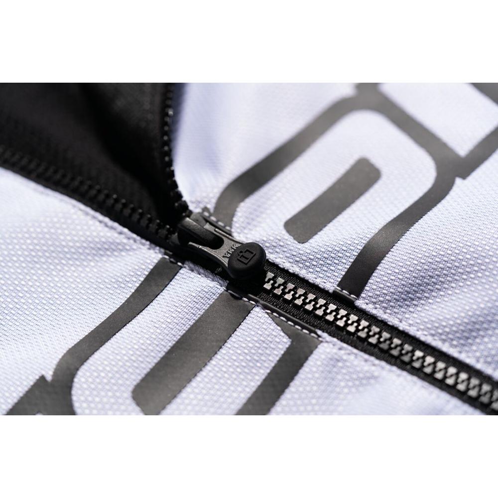 Icon Hooligan CE Textile Jacket White FREE 1 YEAR Returns, FREE UK Delivery | ThrottleChimp