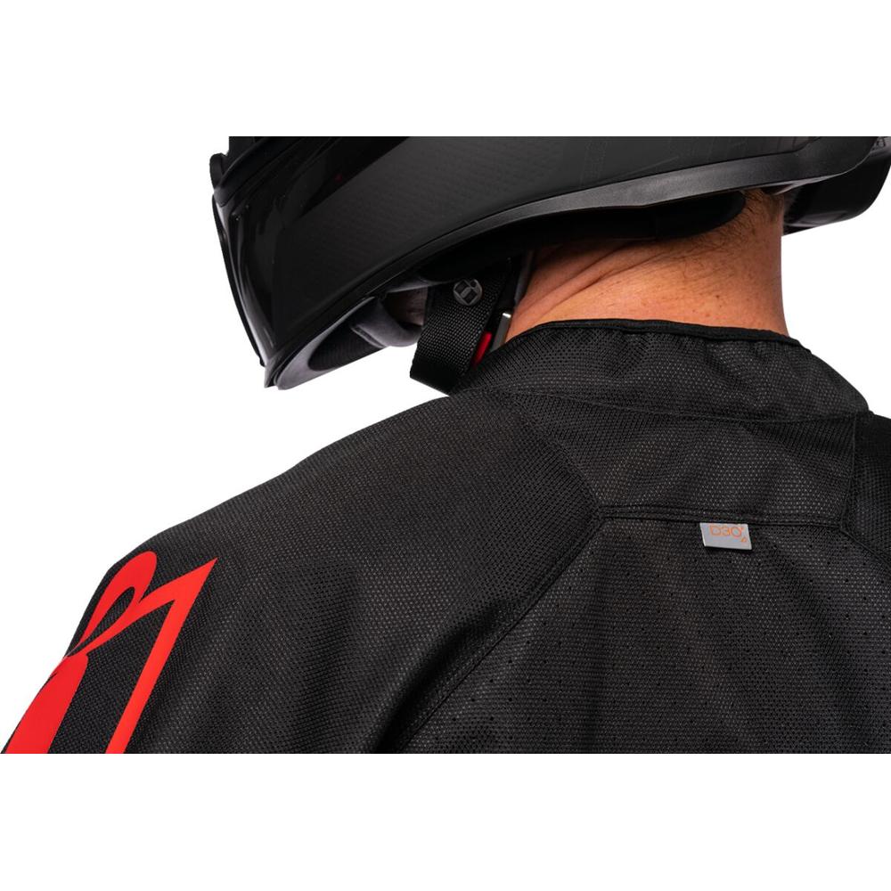 Icon Hooligan CE Textile Jacket Black / Red FREE 1 YEAR Returns, FREE UK Delivery | ThrottleChimp