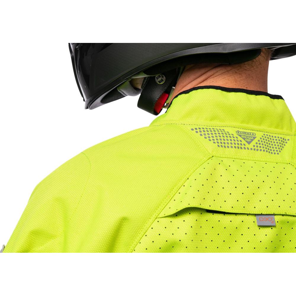 Icon Mesh AF CE Textile Jacket Grey / Hi-Vis