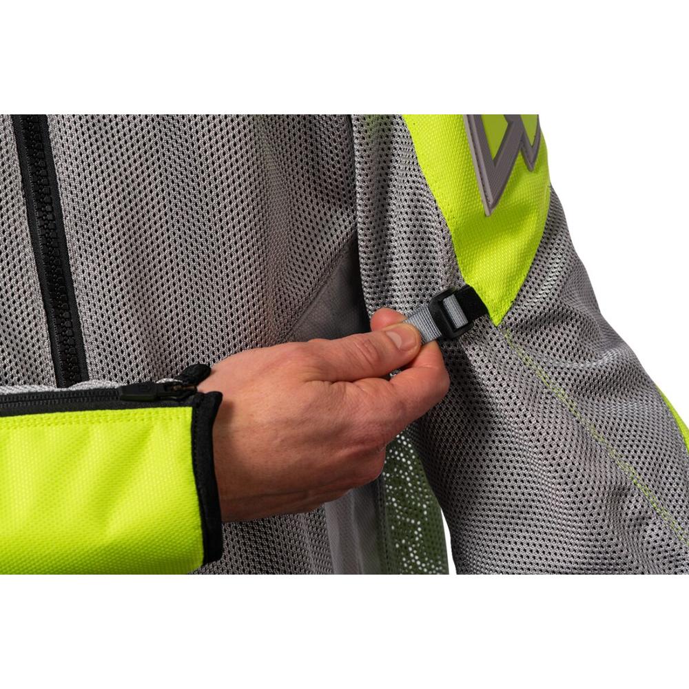 Icon Mesh AF CE Textile Jacket Grey / Hi-Vis