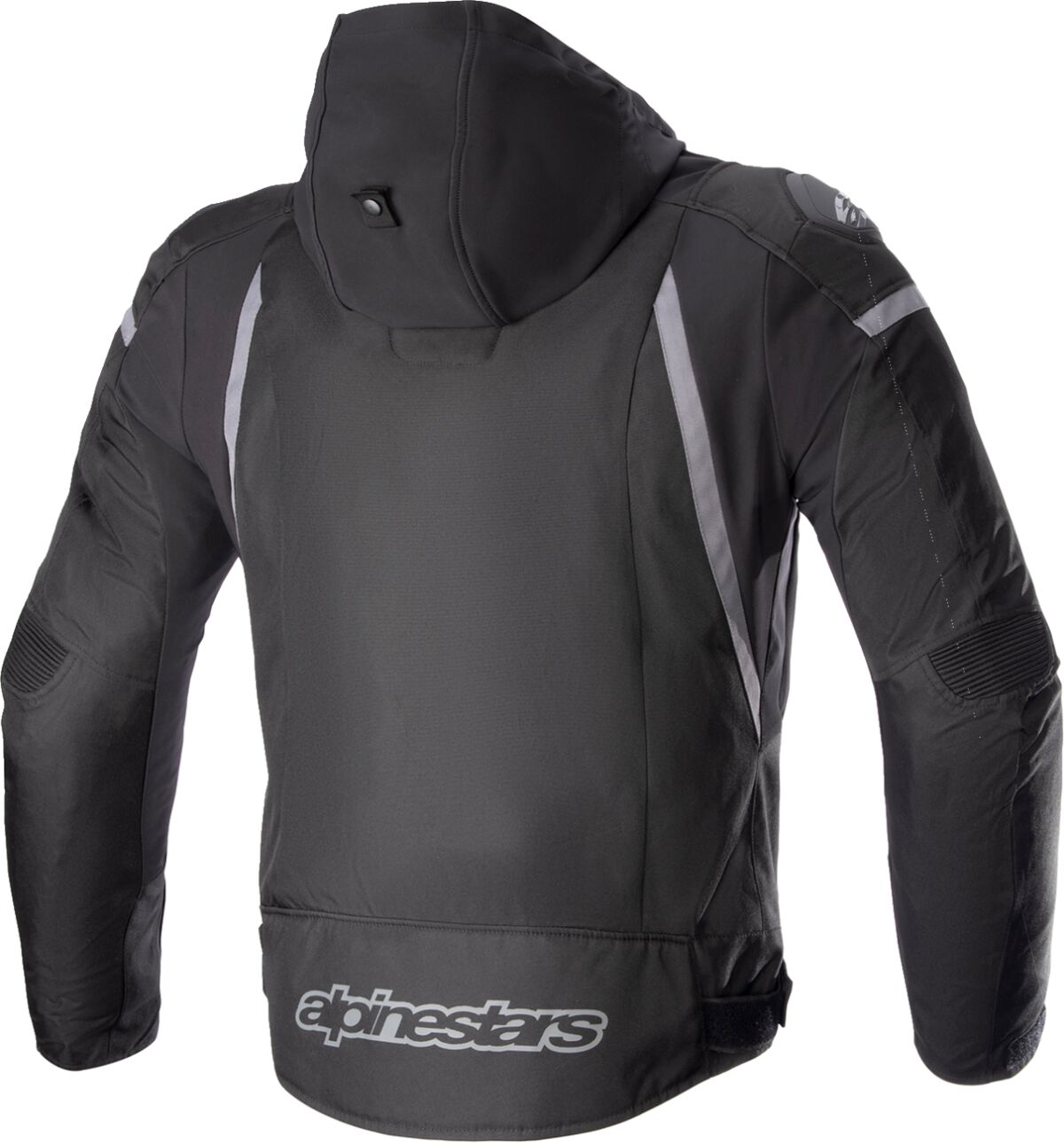 Alpinestars Zaca Waterproof Textile Jacket Black / Grey FREE 1 Year Return, FREE UK Shipping | ThrottleChimp