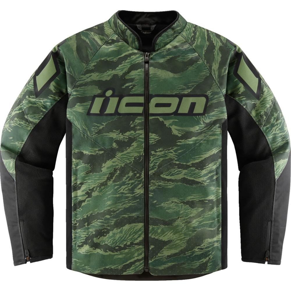 Icon Hooligan CE Tiger's Blood Textile Jacket Green