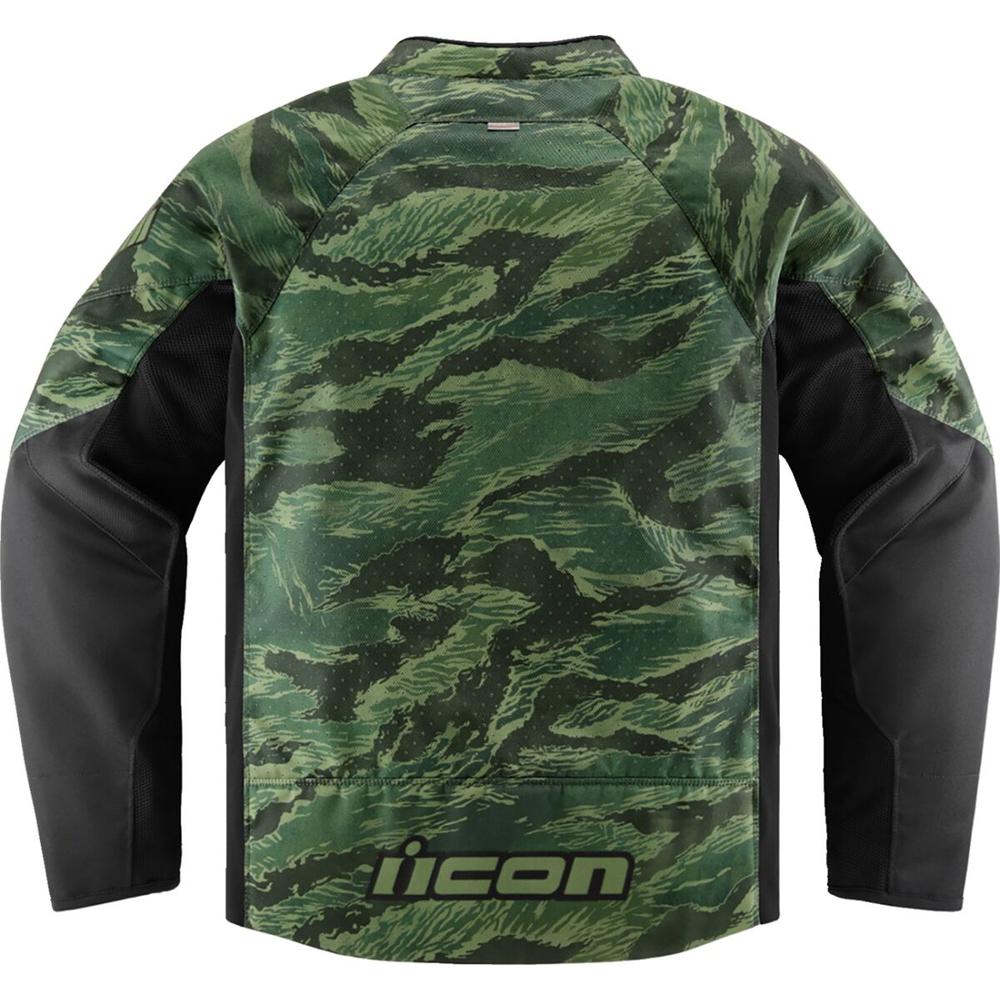 Icon Hooligan CE Tiger's Blood Textile Jacket Green FREE 1 YEAR Returns, FREE UK Delivery | ThrottleChimp