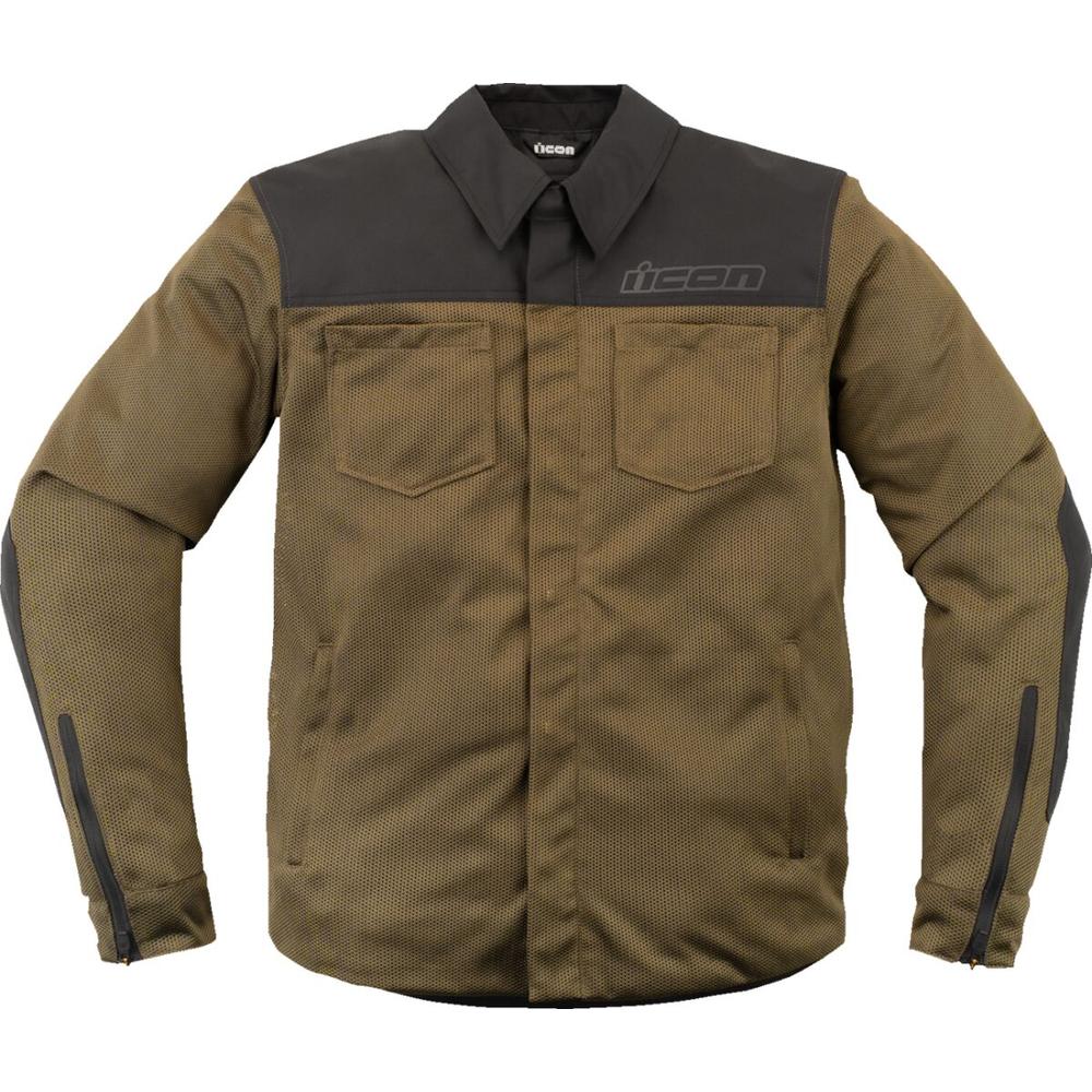 Icon Upstate Mesh CE Textile Jacket Brown / Green