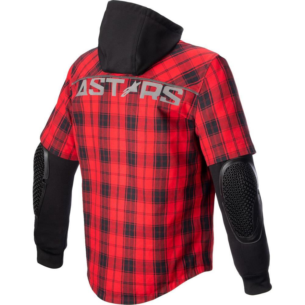 Alpinestars MO.ST.EQ Tartan Textile Jacket Black / Red