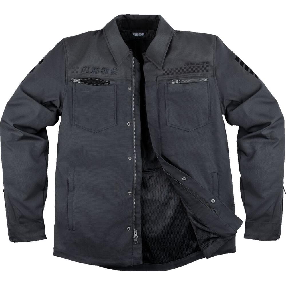 Icon Upstate Canvas National Textile Jacket Black