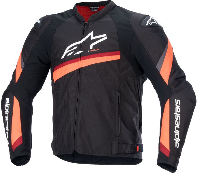 Alpinestars T-GP R V4 Textile Jacket Black / Red FREE 1 Year Return, FREE UK Shipping | ThrottleChimp